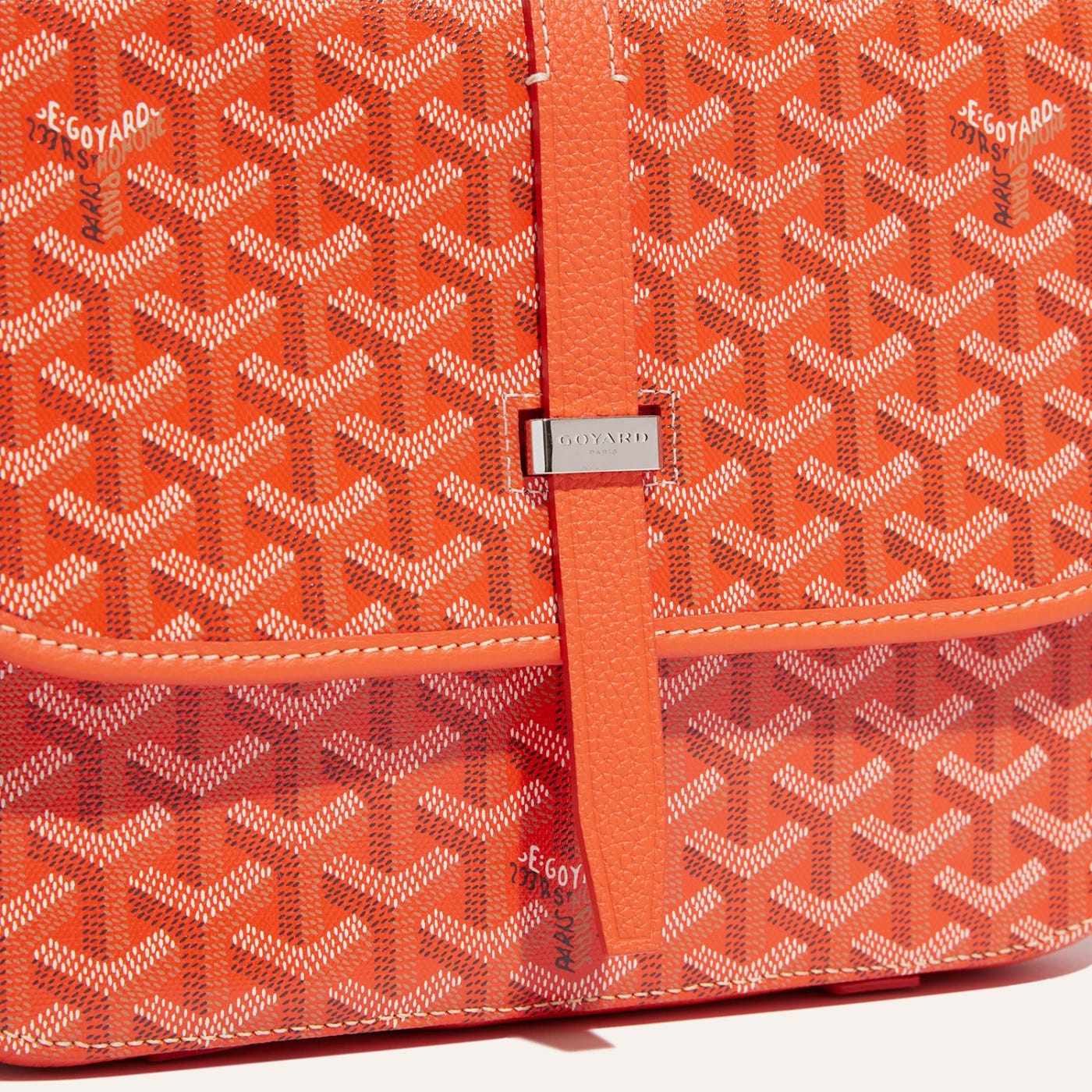 Goyard Belvedere MM Bag Orange - Image 5